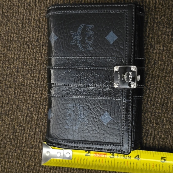 Authentic MCM Black and Gray Leather Wallet - Picture 12 of 12